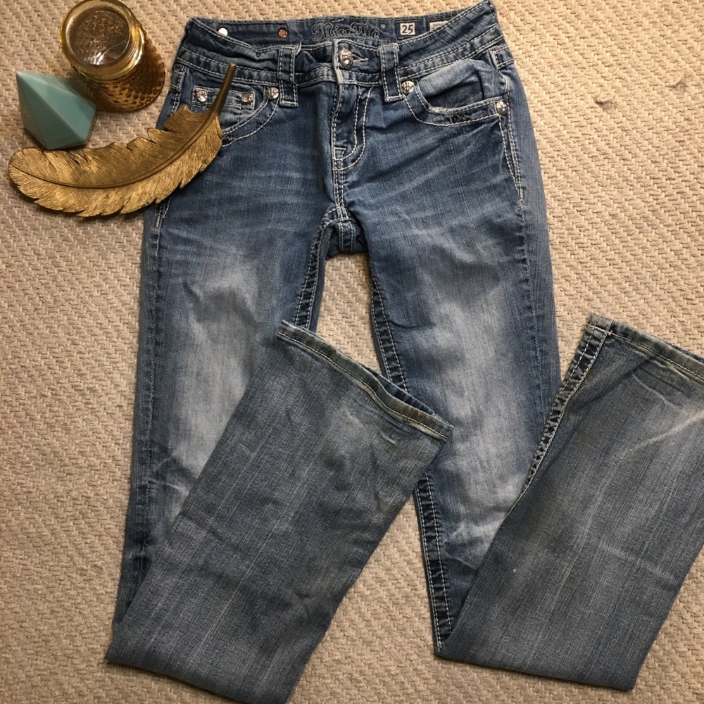 Miss Me Signature Bootcut Jeans